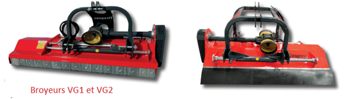 Entretien - Broyeur axe horizontal - Broyeurs axe horizontal champs DRAGONE