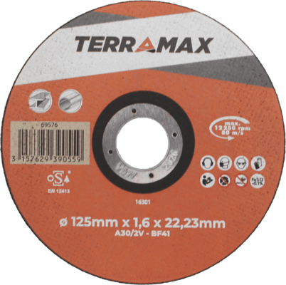 Pièces détachées - Pièces déttachées - Disque à tronçonner acier/inox 125x1,6x22,23 mm