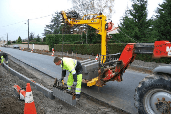 Manutention - Pince balle - Pince bordures et pose bordures