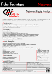 Pièces détachées - Pièces déttachées - Nettoyant haute pression 20L