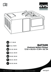 Pièces détachées - Pièces déttachées - Chargeur électronique BATIUM 15 - 12
