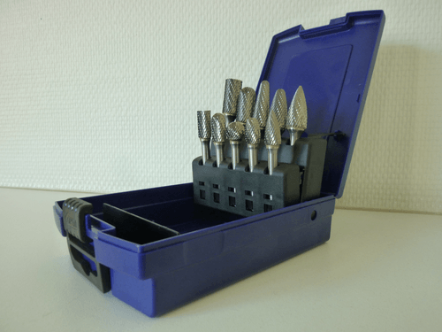 Consommables atelier - Perçage, vissage - Kit de 10 fraises carbure