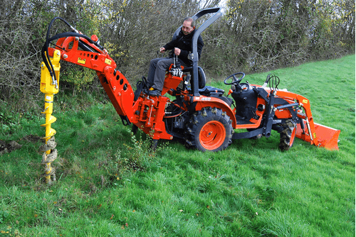 Matériel de ferme - Tarière - Tarière hydraulique