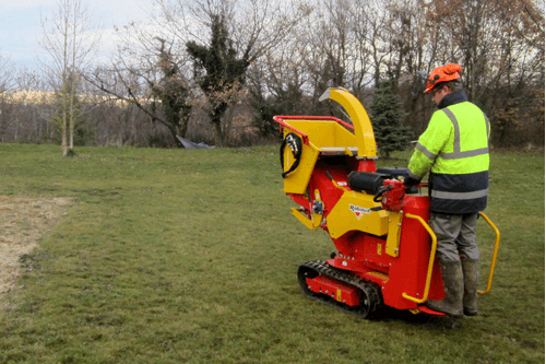 Matériel forestier - Broyeurs de végétaux - Broyeur de branches sur chenilles VEGETOR C