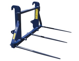 Manutention - Pic botte - Fourche pour balle pour 3 points-chargeurs frontaux et télescopiques