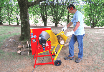 Matériel forestier - Scies circulaires à bûches - Scie circulaire à chevalet électrique XYLOSCIE