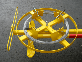 Matériel de ferme - Divers ferme, outillage - Dérouleuse de grillage - barbelé - fils lisse