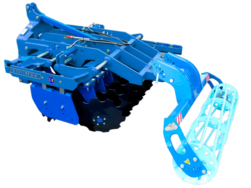 Travail du sol - Viti arbo - Déchaumeur a sécurité a élastomère SEGIA DVG12-1