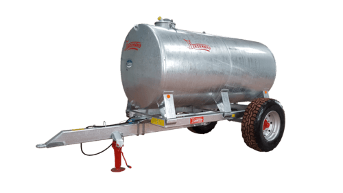 Matériel d'élevage - Tonne à eau - Tonne à eau galva sur berceau et sur pieds LENORMAND