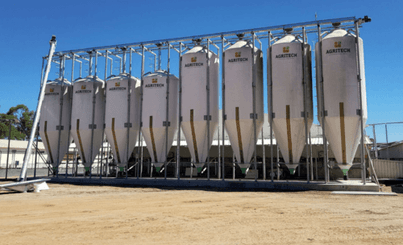 Matériel de ferme - Stockage - Silo en fibre de verre