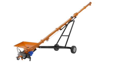 Matériel de ferme - Vis à grains - Vis sur chariot 12 m entraînement électrique