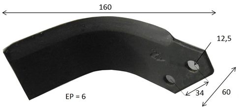 Pièces d'usure outil animé - Del Morino - Lame gauche pour fraise FLASH - THUNDER - EAGLE origine