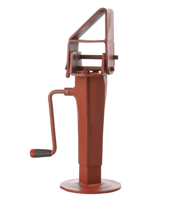 Accessoires attelage et remorque - Accessoires remorque agricole - Béquille manuelle fixation basculante