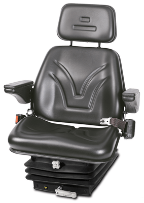 Pièces détachées - Pièces déttachées - Siège de tracteur avec suspension mécanique skai noir
