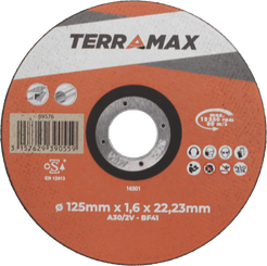 Pièces détachées - Pièces déttachées - Disque à tronçonner acier/inox 125x1,6x22,23 mm