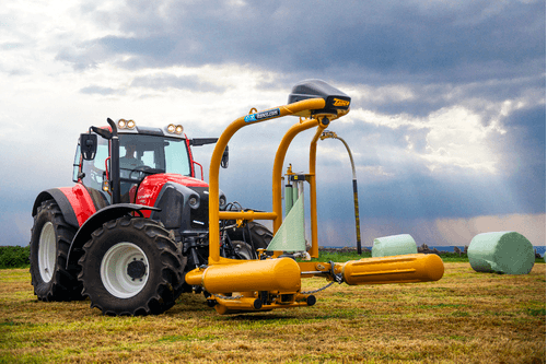 Récolte - Enrubanneuses - Enrubanneuse à balles rondes portée à satellites