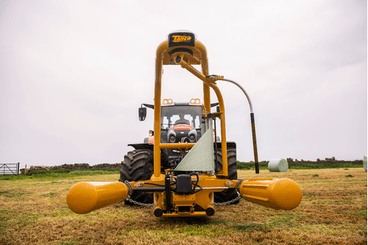 Récolte - Enrubanneuses - Enrubanneuse à balles rondes portée à satellites