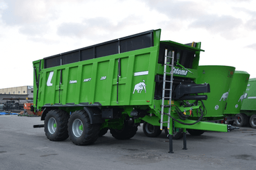 Transport - Remorques agricoles - Benne à fond poussant HMFT