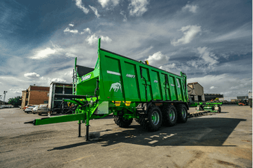 Transport - Remorques agricoles - Benne à fond poussant HMFT