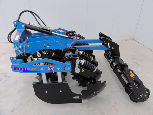 Travail du sol - Viti arbo - Déchaumeur vigne à disques ERLA et ASIN