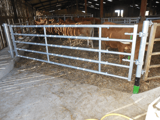 Matériel d'élevage - Barrière herbage - Barrière 5 lisses