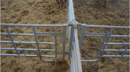Matériel d'élevage - Barrière herbage - Barrière 5 lisses