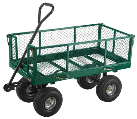 Equipement tondeuse - Accessoires - Chariot grillagé en métal