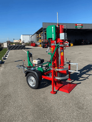 Matériel forestier - Fendeuses à bois - Fendeuse sur châssis routier MARY AGRI