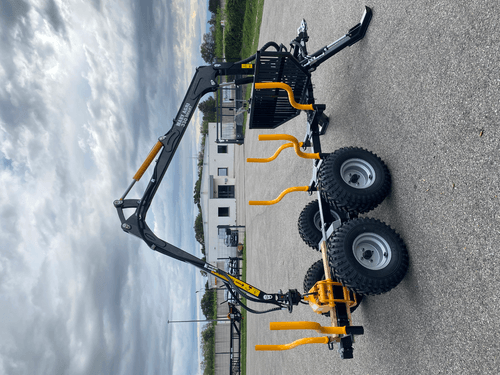 Matériel forestier - Remorques forestières - Remorque 1,5 T et grue 410 pour quad