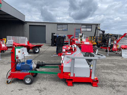 Matériel forestier - Scies à chevalet - Scie à chevalet incliné manuelle ou automatique