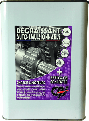 Consommables atelier - Nettoyants - Dégraissant auto émulsionnable 5 L