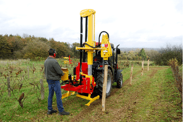 Matériel de ferme - Enfonces pieux - Enfonce pieux VIBRESCOPIQUE II RABAUD