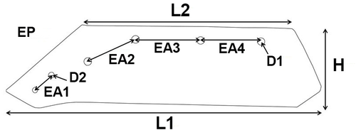 Pièces d'usure charrue - Kverneland - Soc à pointe réversible 14" droite Kverneland adaptable