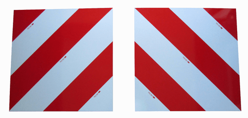 Pièces détachées - Pièces déttachées - Plaque convoi agricole en alu