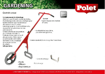 Equipement ferme, jardin - Autres - Grattoir à roue