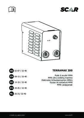 Pièces détachées - Pièces déttachées - Poste à souder INVERTER TERRAMAX 200