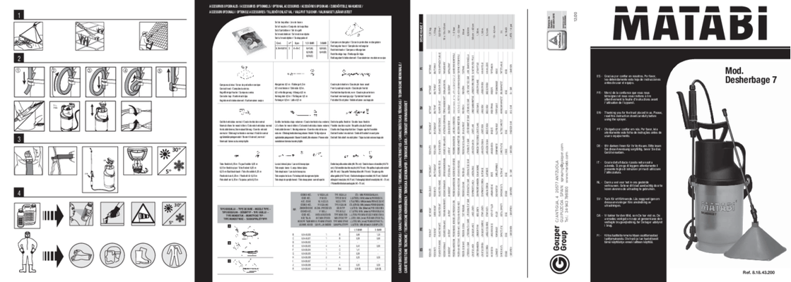 Pulvérisation - Pulvérisateur - Pulvérisateur désherbage 7-5 L