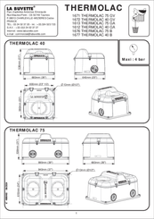 Abreuvement - Abreuvoirs et accessoires - Abreuvoir THERMOLAC 75 B