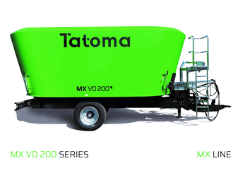 Alimentation - Mélangeuses - MX VD200 mélangeuse trappe latérale