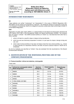 Pièces détachées - Pièces déttachées - Perceuse visseuse M18 CBLPD-202C