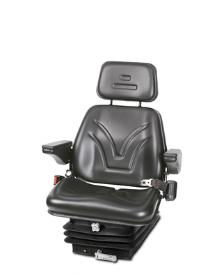 Pièces détachées - Pièces déttachées - Siège de tracteur avec suspension mécanique skai noir