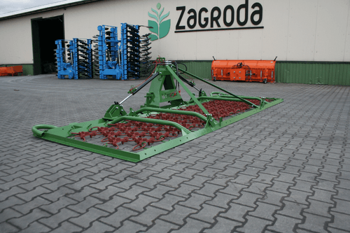 Entretien - Herse prairie - Herse émousseuse de prairie à chainons 6m 1 vérin