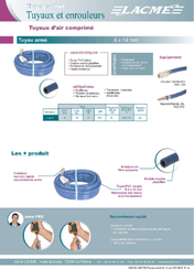 Pièces détachées - Pièces déttachées - Tuyau armé 8M
