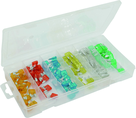 Eclairage, signalisation - Coffrets - Mini fusibles enfichables 120 pièces