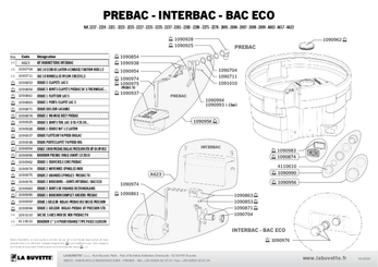 Abreuvement - Bacs - Bac PREBAC 1000L circulaire