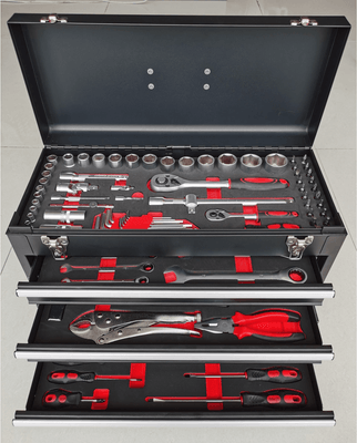 Equipement d'atelier - Outillages à main - Caisse à outils 91 pièces