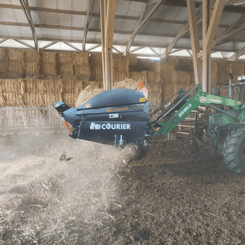 Alimentation - Dérouleuses - Pailleuse de logettes ou aires paillées