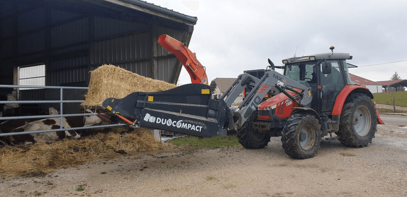 Alimentation - Dérouleuses - Pailleuse de logettes ou aires paillées