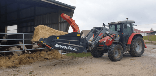 Alimentation - Dérouleuses - Pailleuse de logettes ou aires paillées