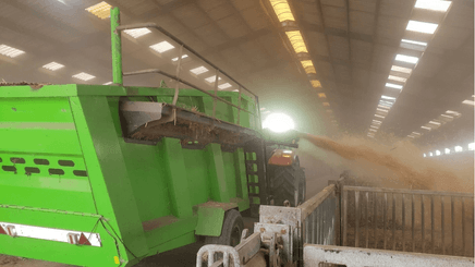 Alimentation - Dérouleuses - Pailleuse de logettes ou aires paillées